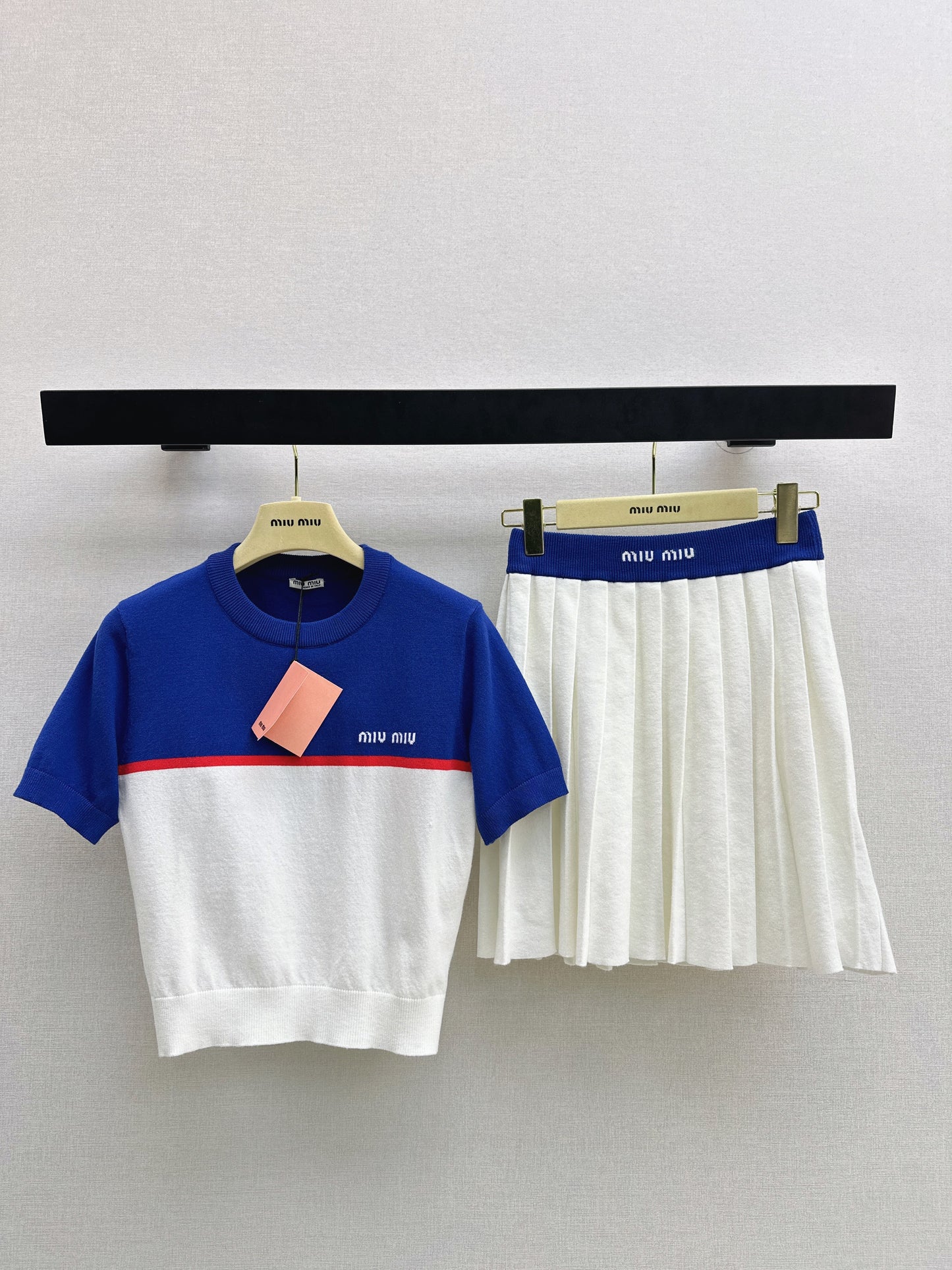 26SS NEW contract color blocking outfit sets