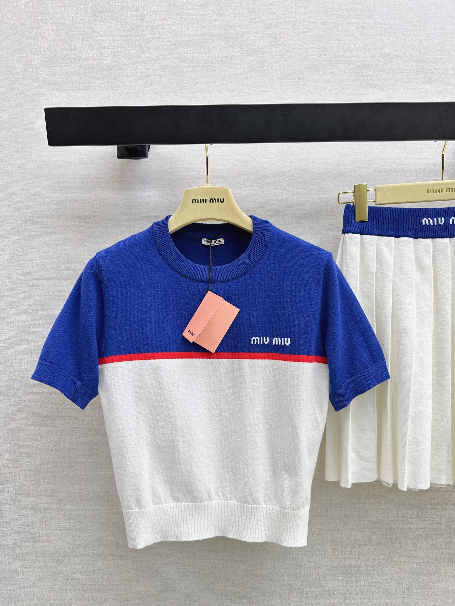 26SS NEW contract color blocking outfit sets