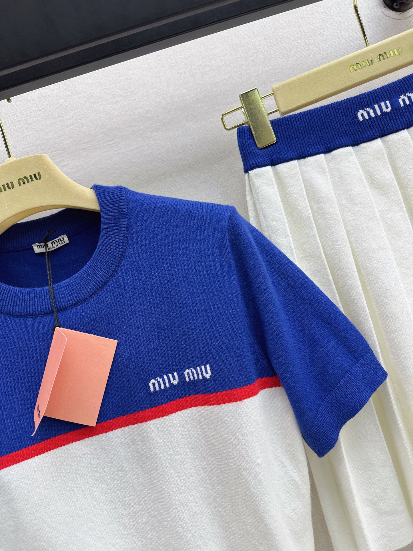 26SS NEW contract color blocking outfit sets