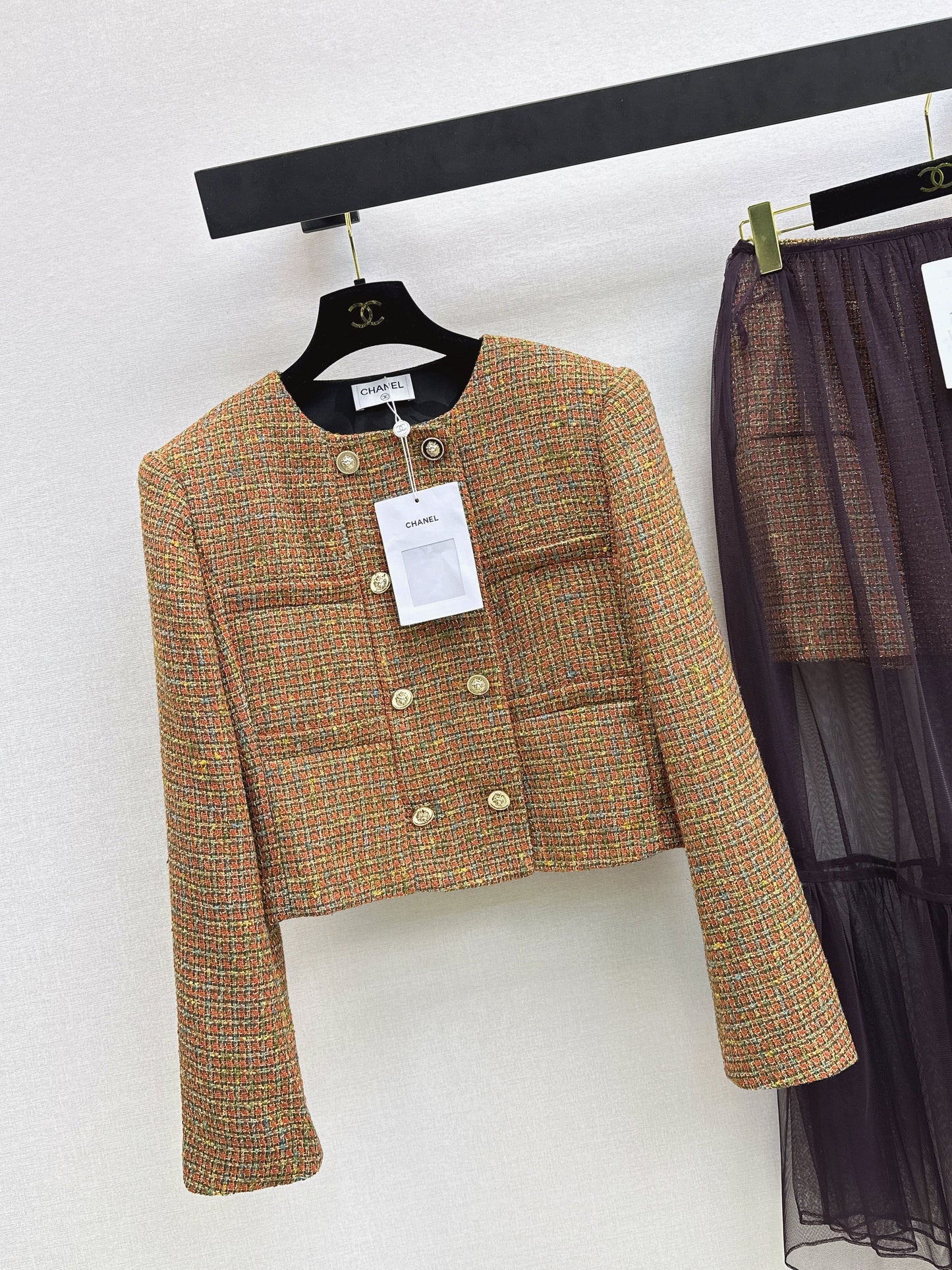 26SS NEW tweed woven jacket