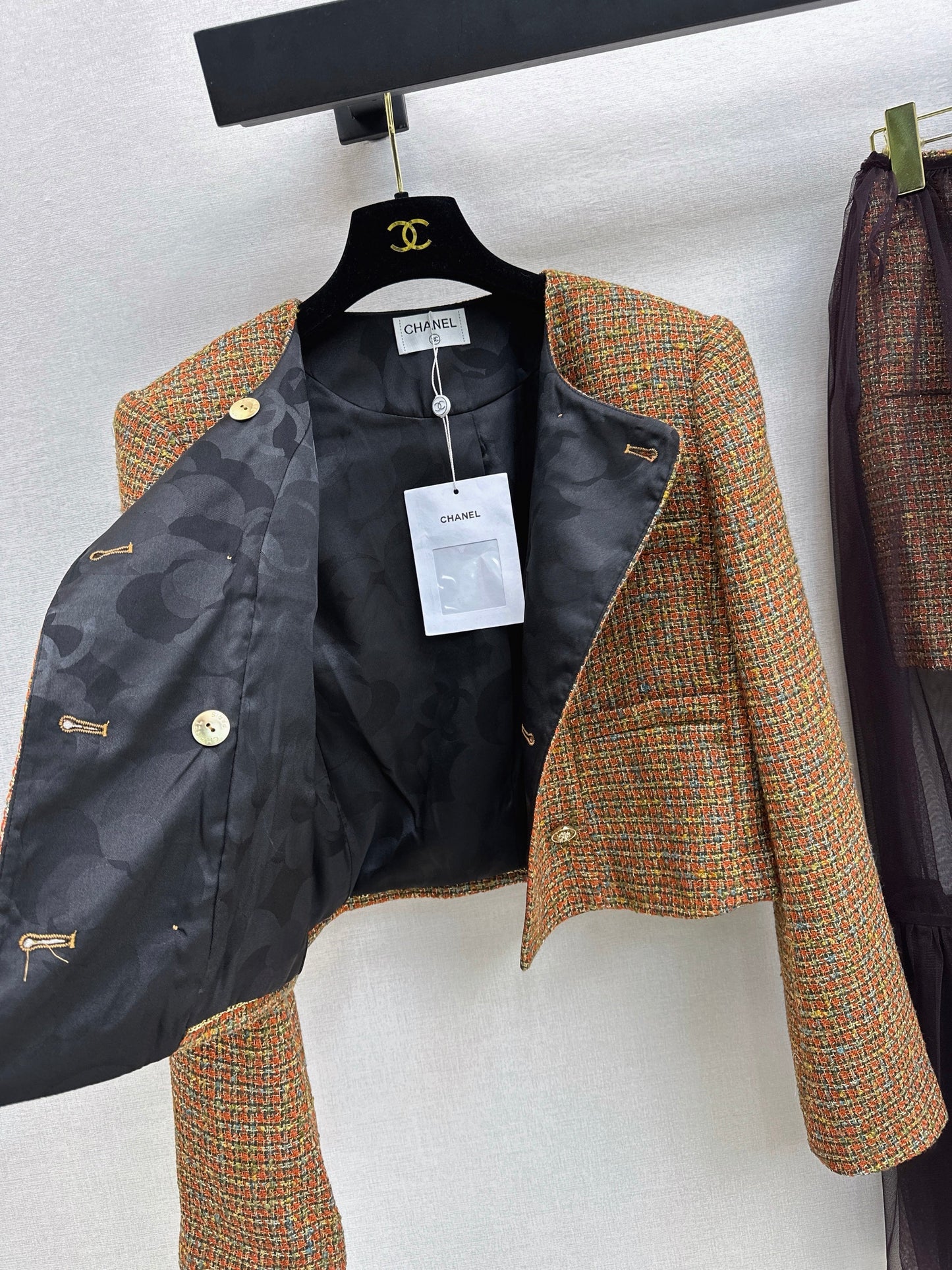 26SS NEW tweed woven jacket