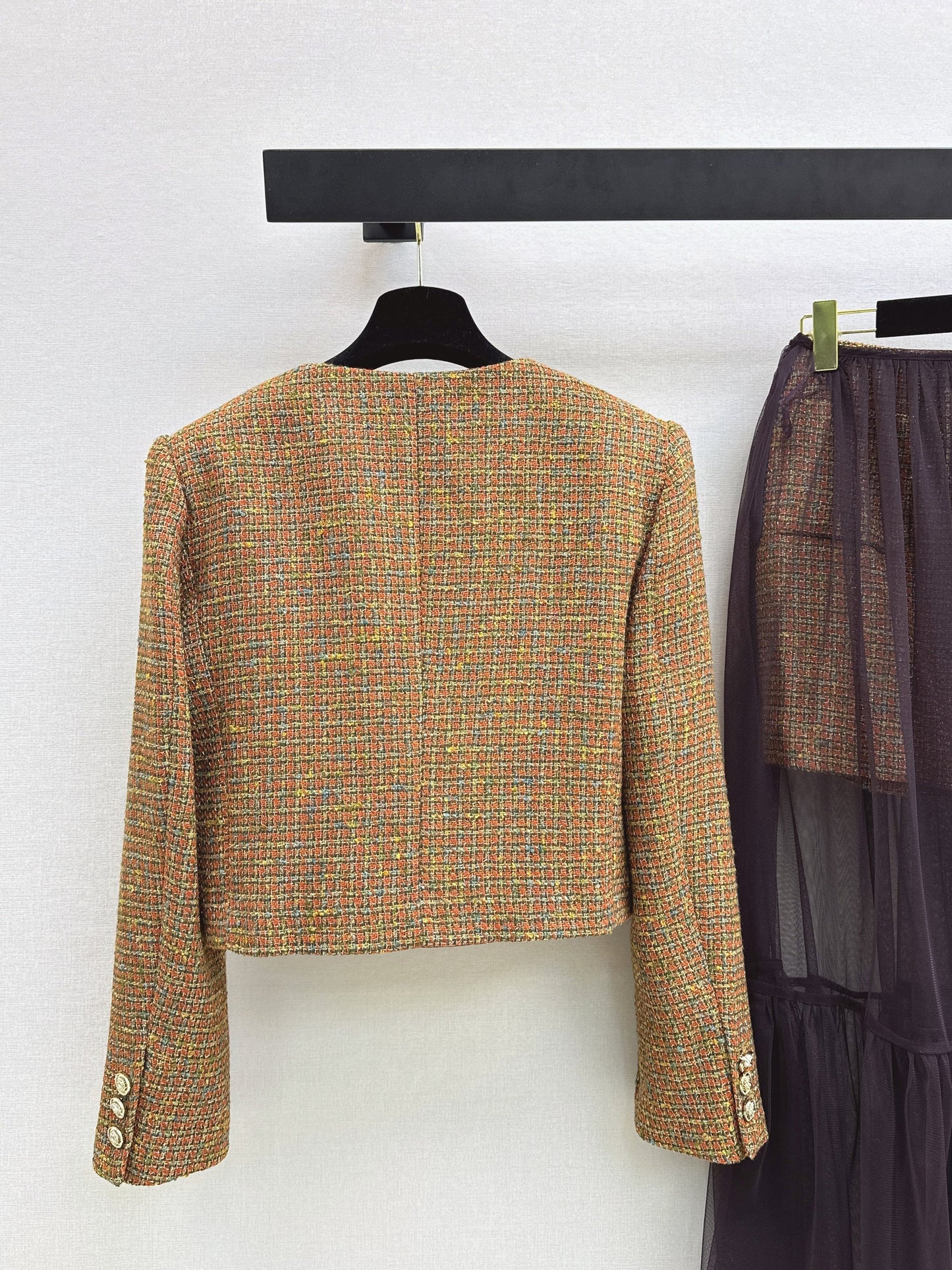 26SS NEW tweed woven jacket