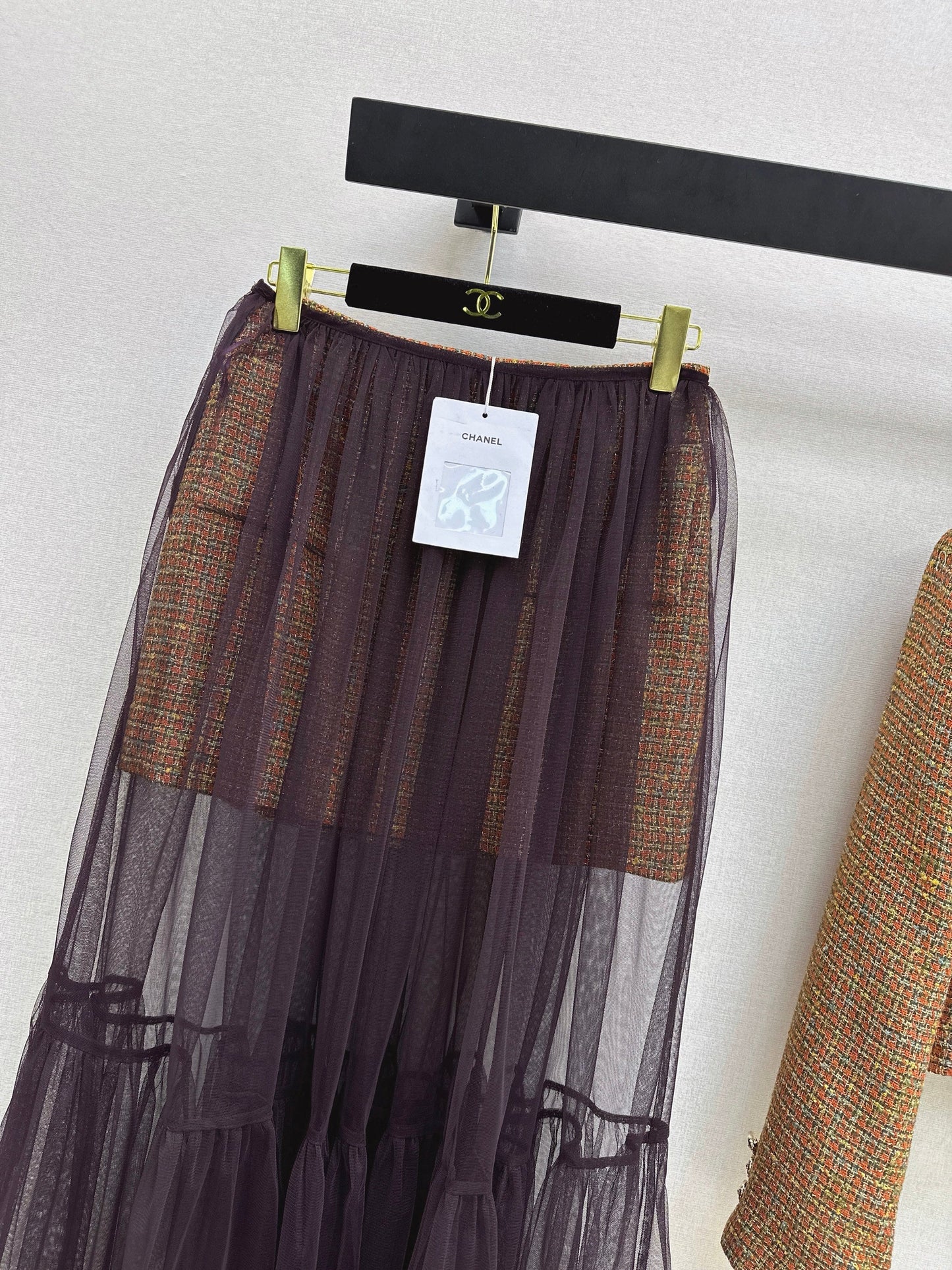 26SS NEW woven mesh skirt