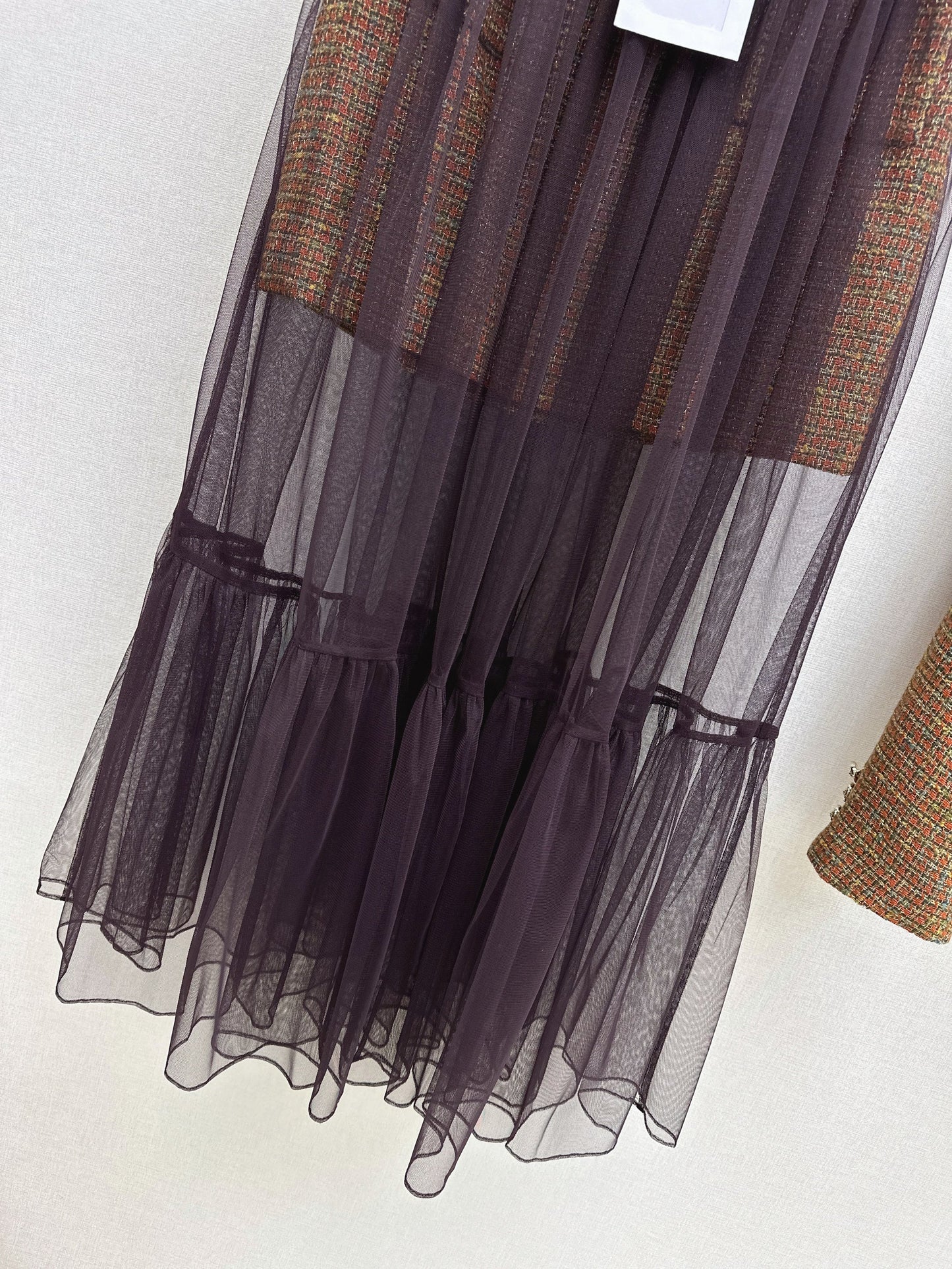 26SS NEW woven mesh skirt