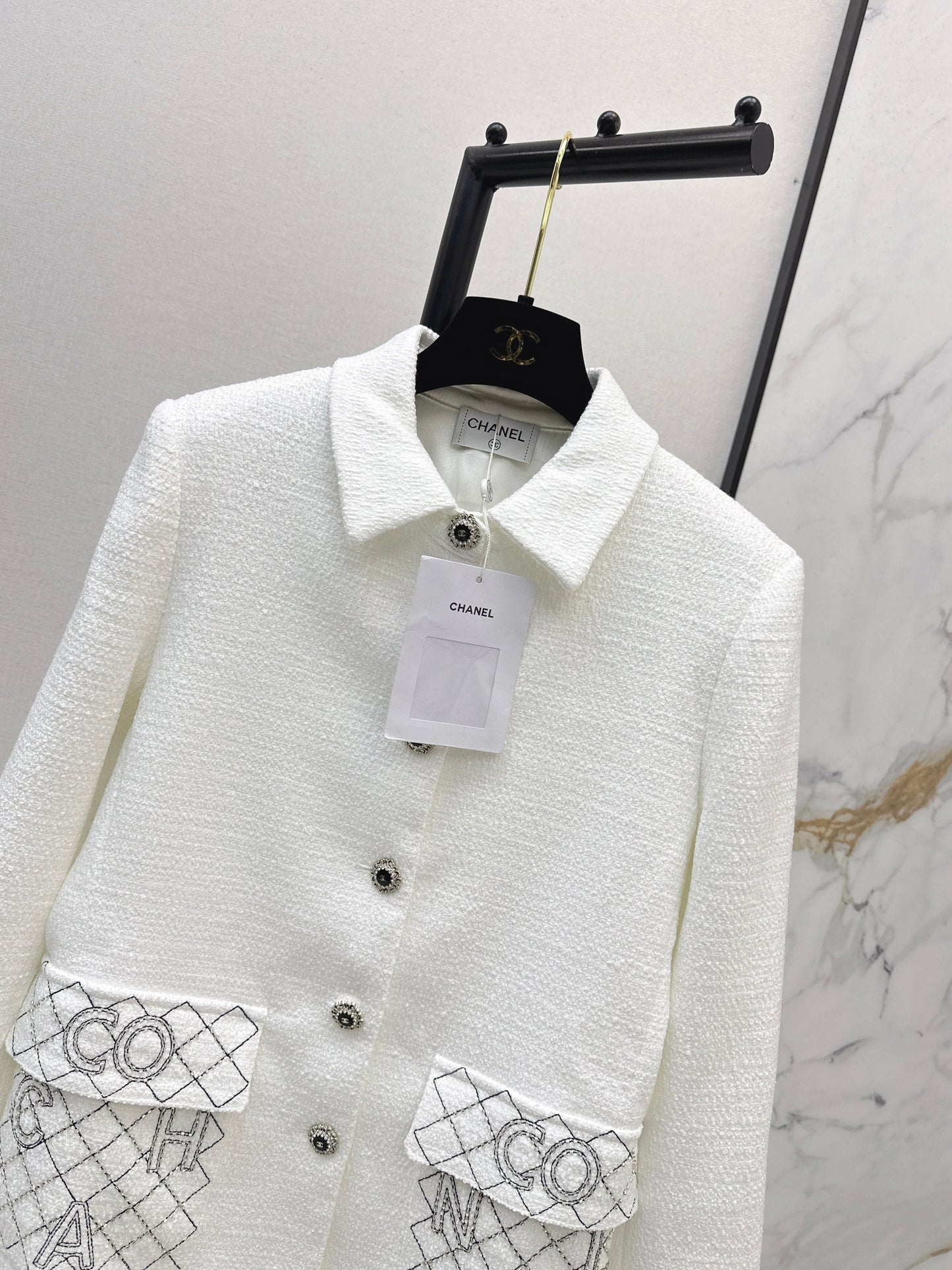 26SS NEW tweed woven jacket