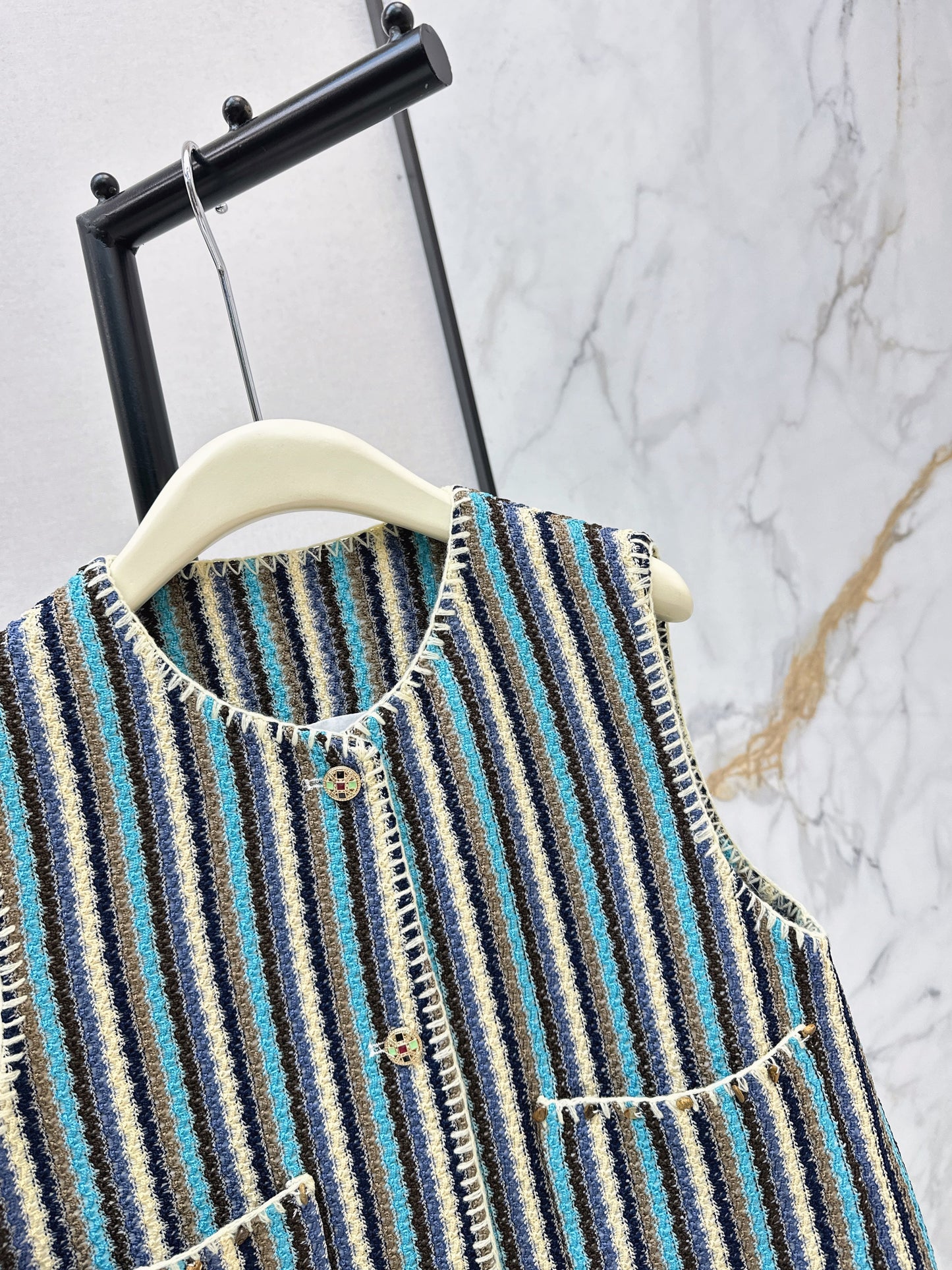 26SS NEW crochet vest jacket