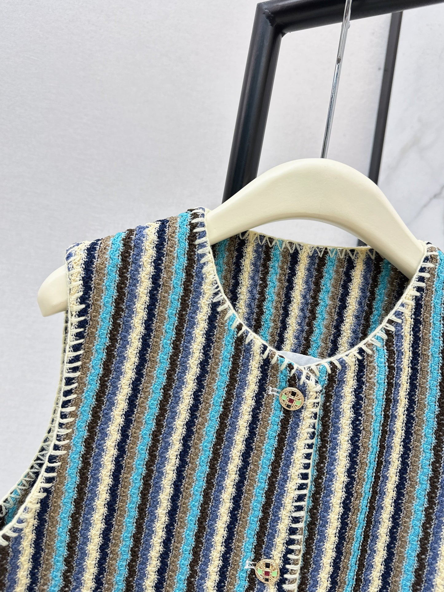 26SS NEW crochet vest jacket