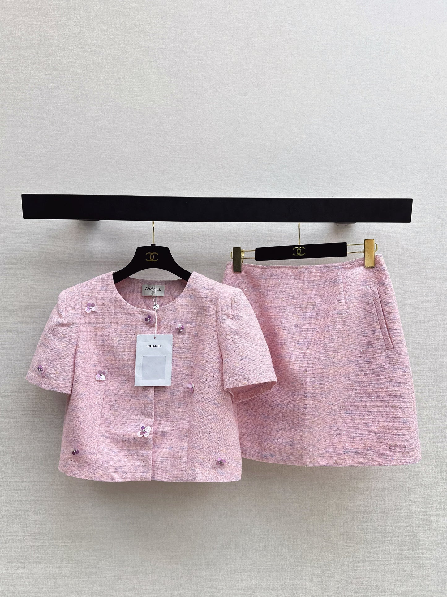 26SS NEW tweed outfit sets
