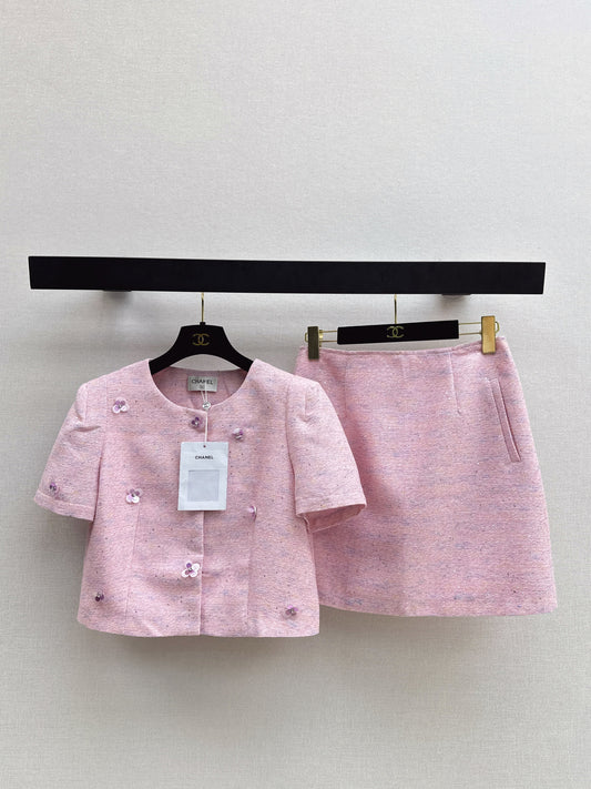 26SS NEW tweed outfit sets