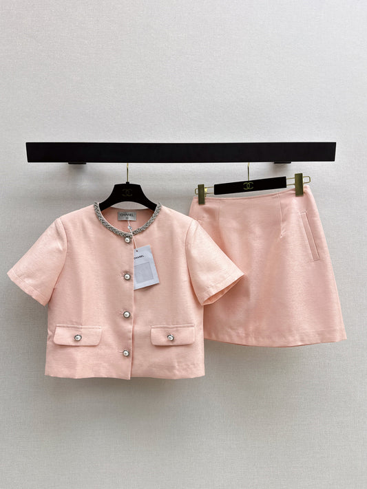 26SS NEW tweed outfit sets