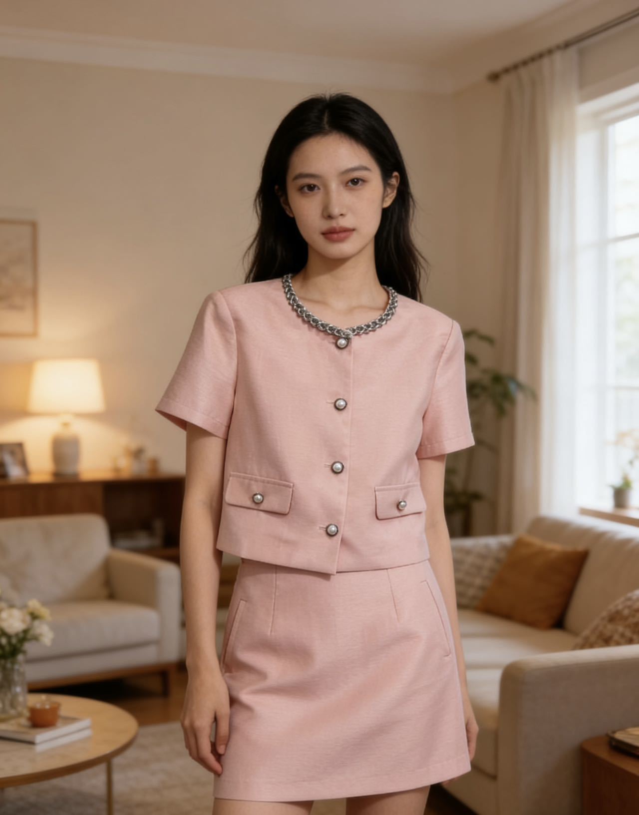 26SS NEW tweed outfit sets
