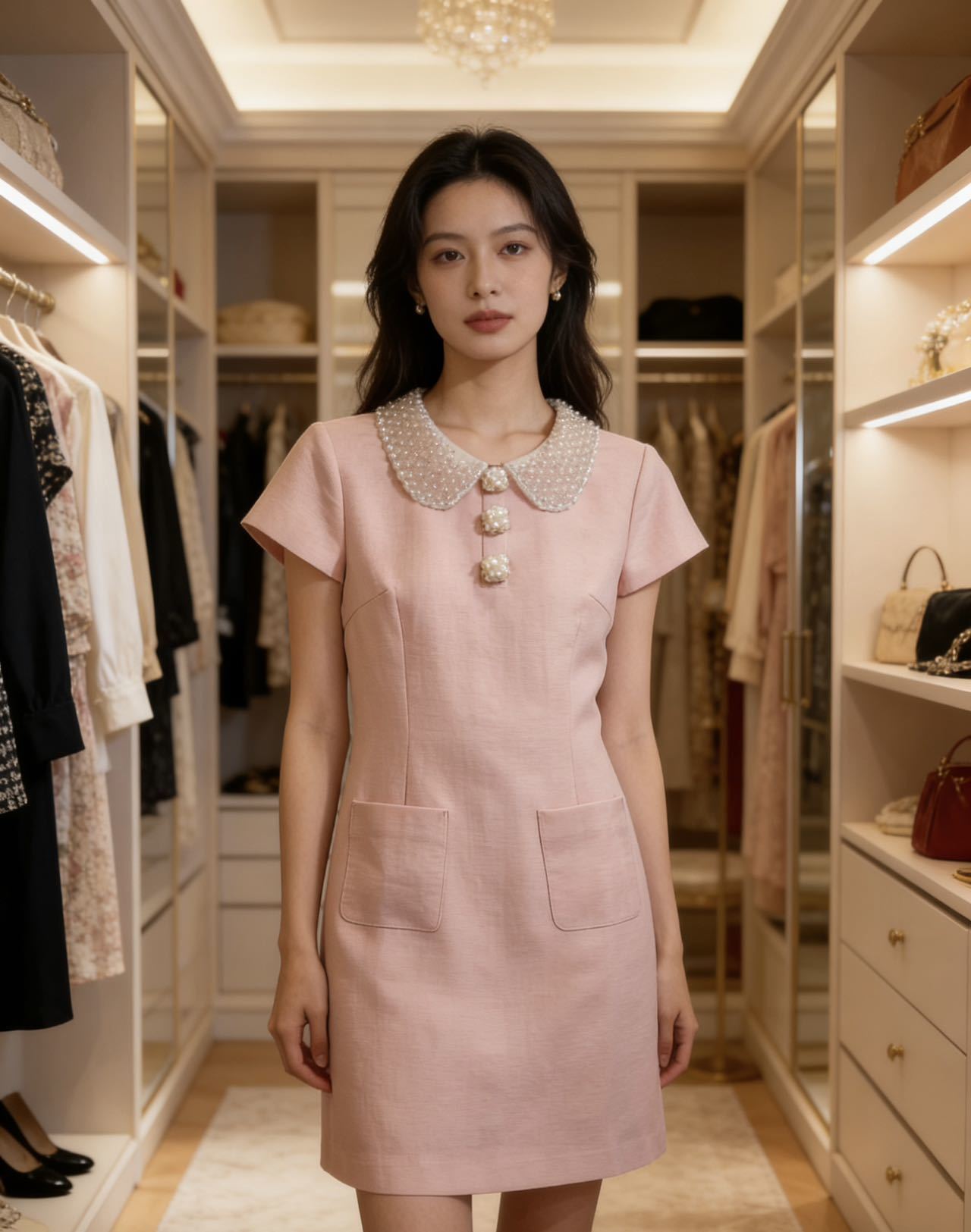 26SS NEW tweed dress