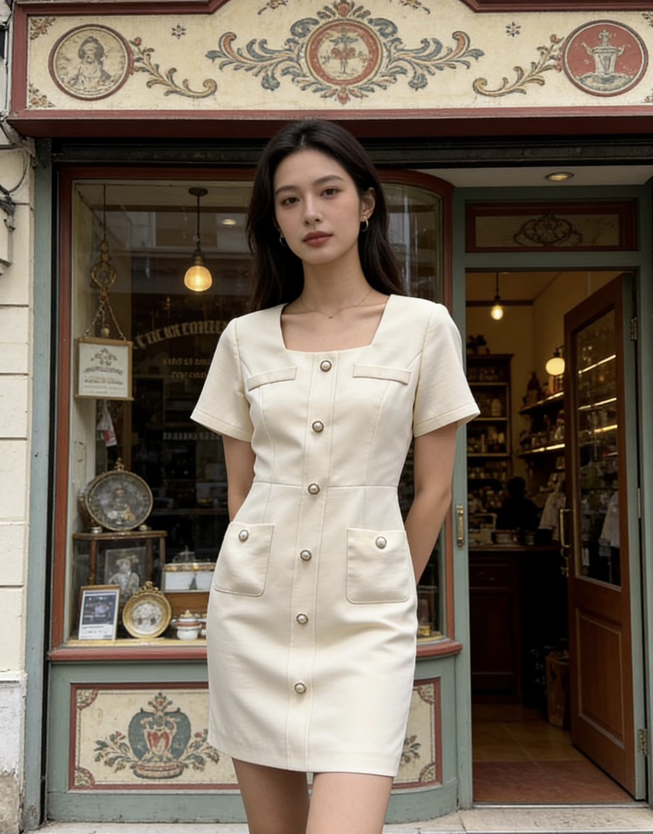 26SS NEW tweed dress