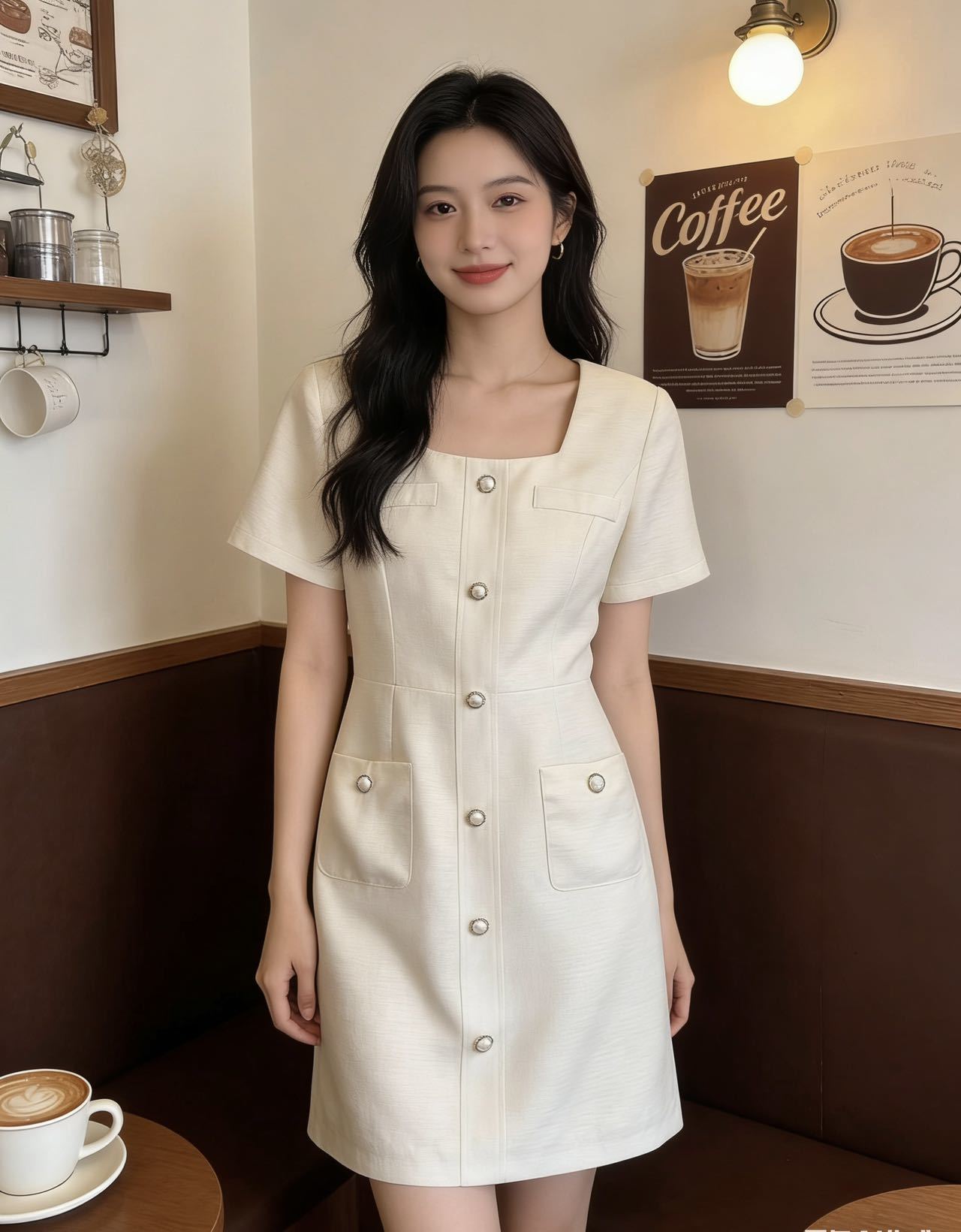 26SS NEW tweed dress