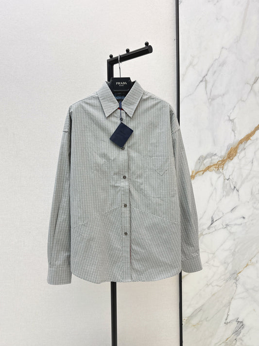 26SS NEUE Hemden mit Karomuster
