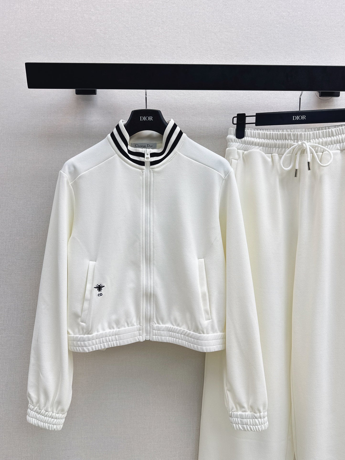 26SS NEW bee embroidery jacket+straight pants set