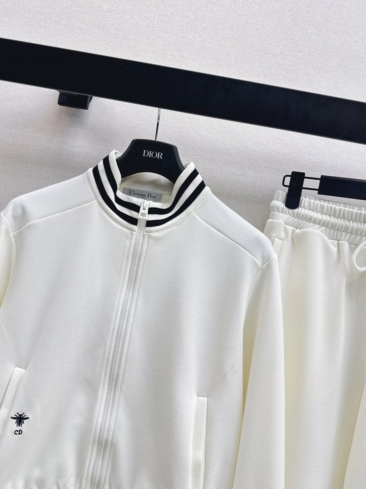 26SS NEW bee embroidery jacket+straight pants set