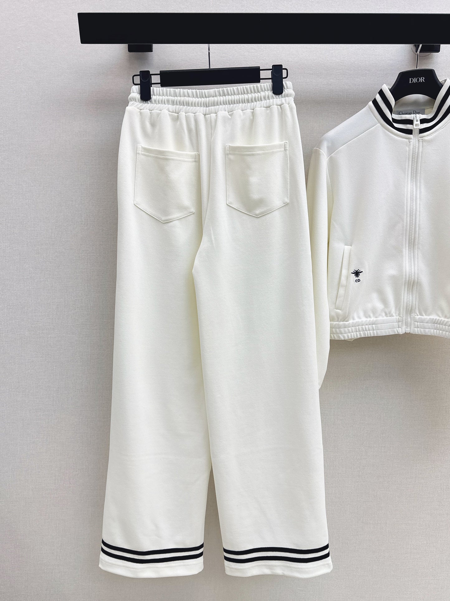 26SS NEW bee embroidery jacket+straight pants set