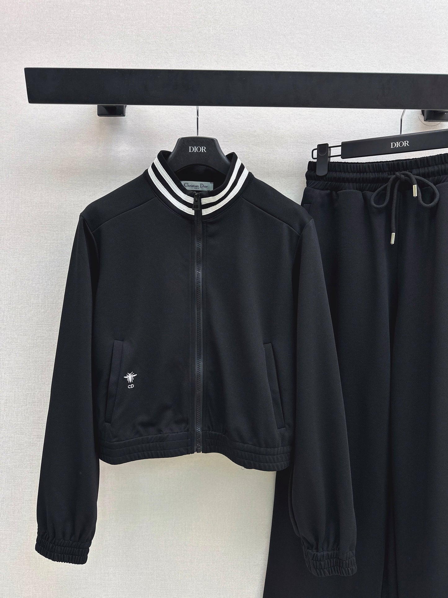 26SS NEW bee embroidery jacket+straight pants set