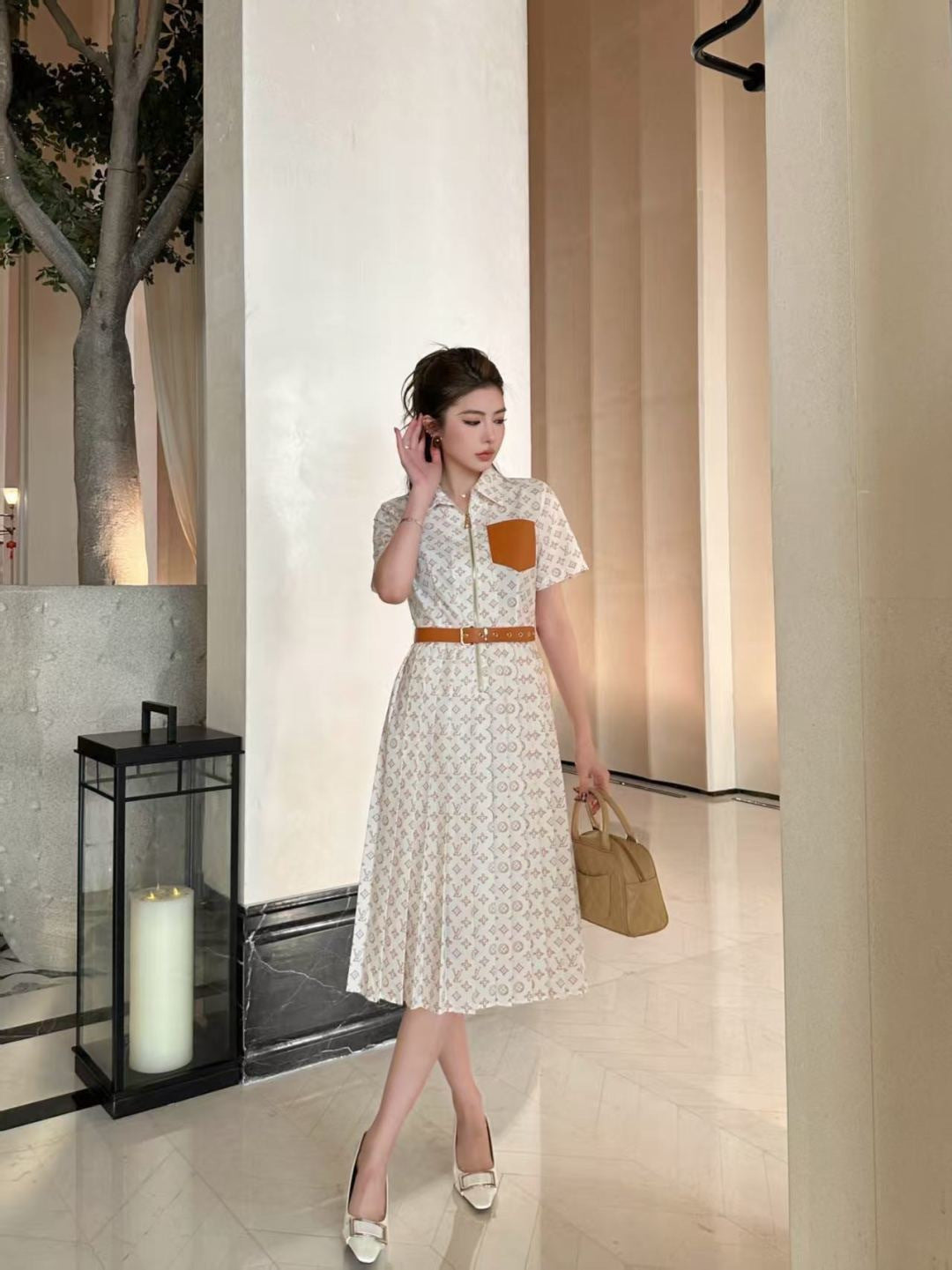 26SS NEW print dress