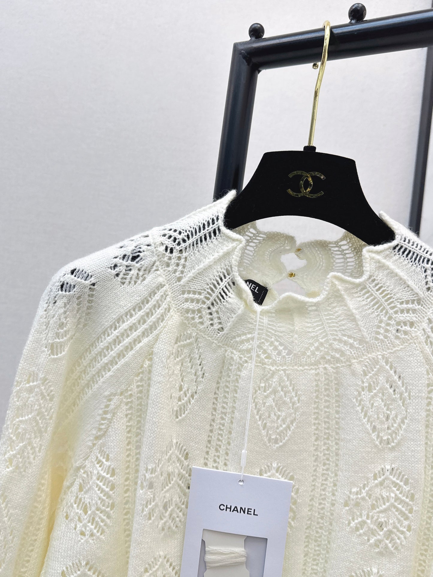 26SS NEW hollow cable knitwear
