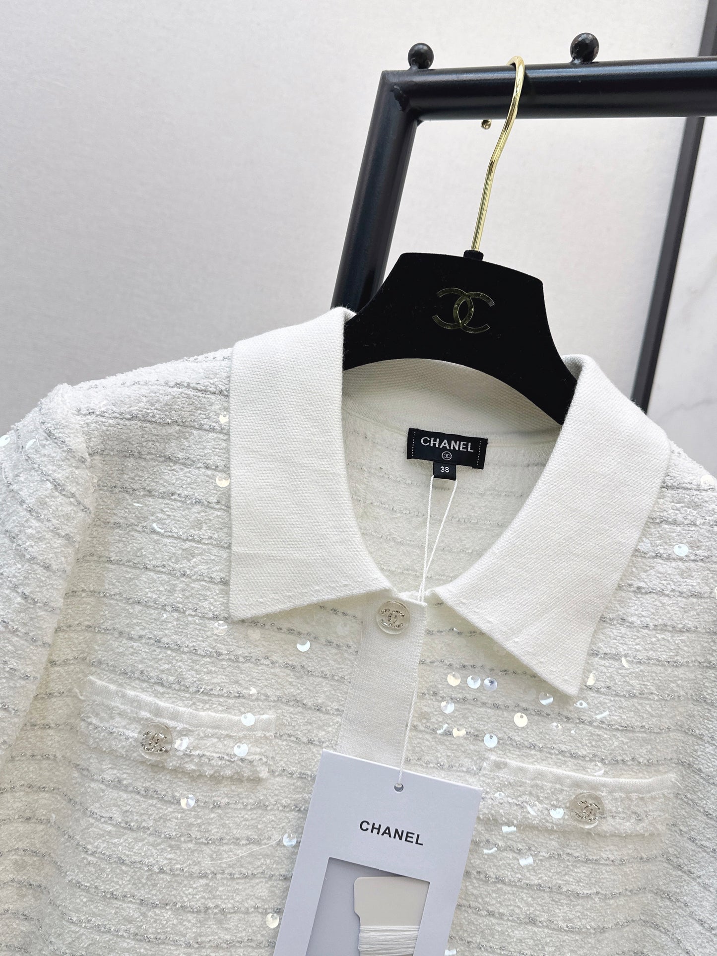 26SS NEW sequin knitted dress