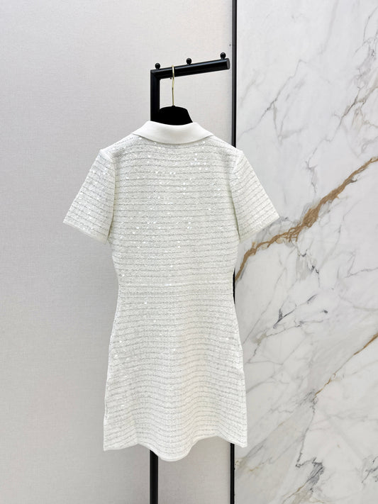 26SS NEW sequin knitted dress