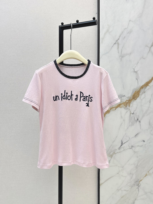 26SS NEW embroidery t-shirts