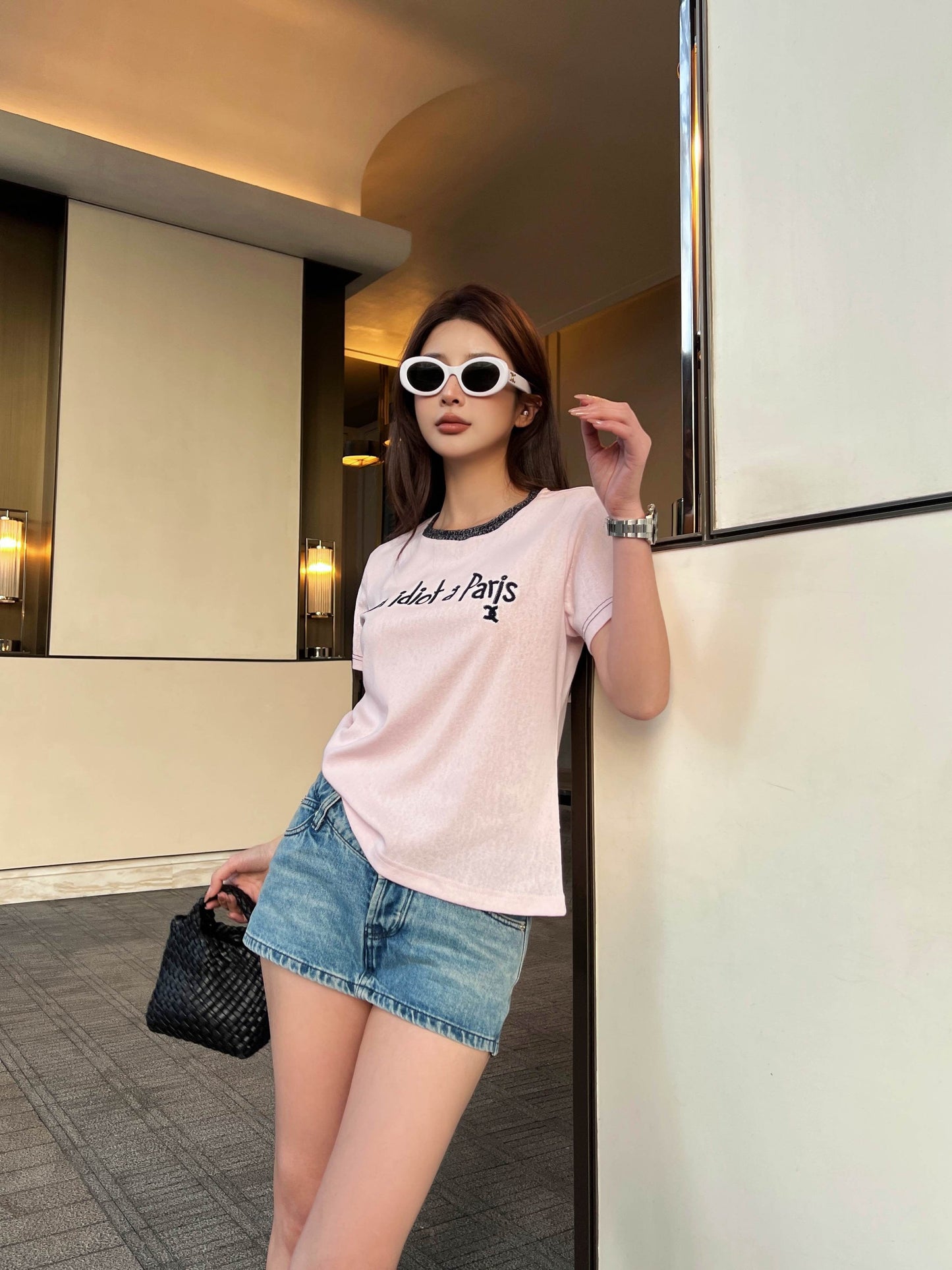26SS NEUE bestickte T-Shirts