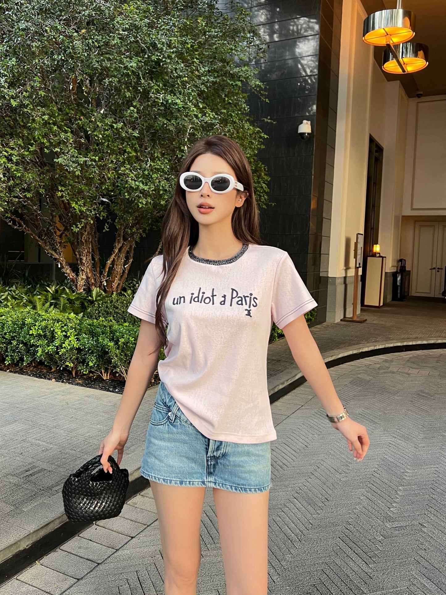 26SS NEUE bestickte T-Shirts