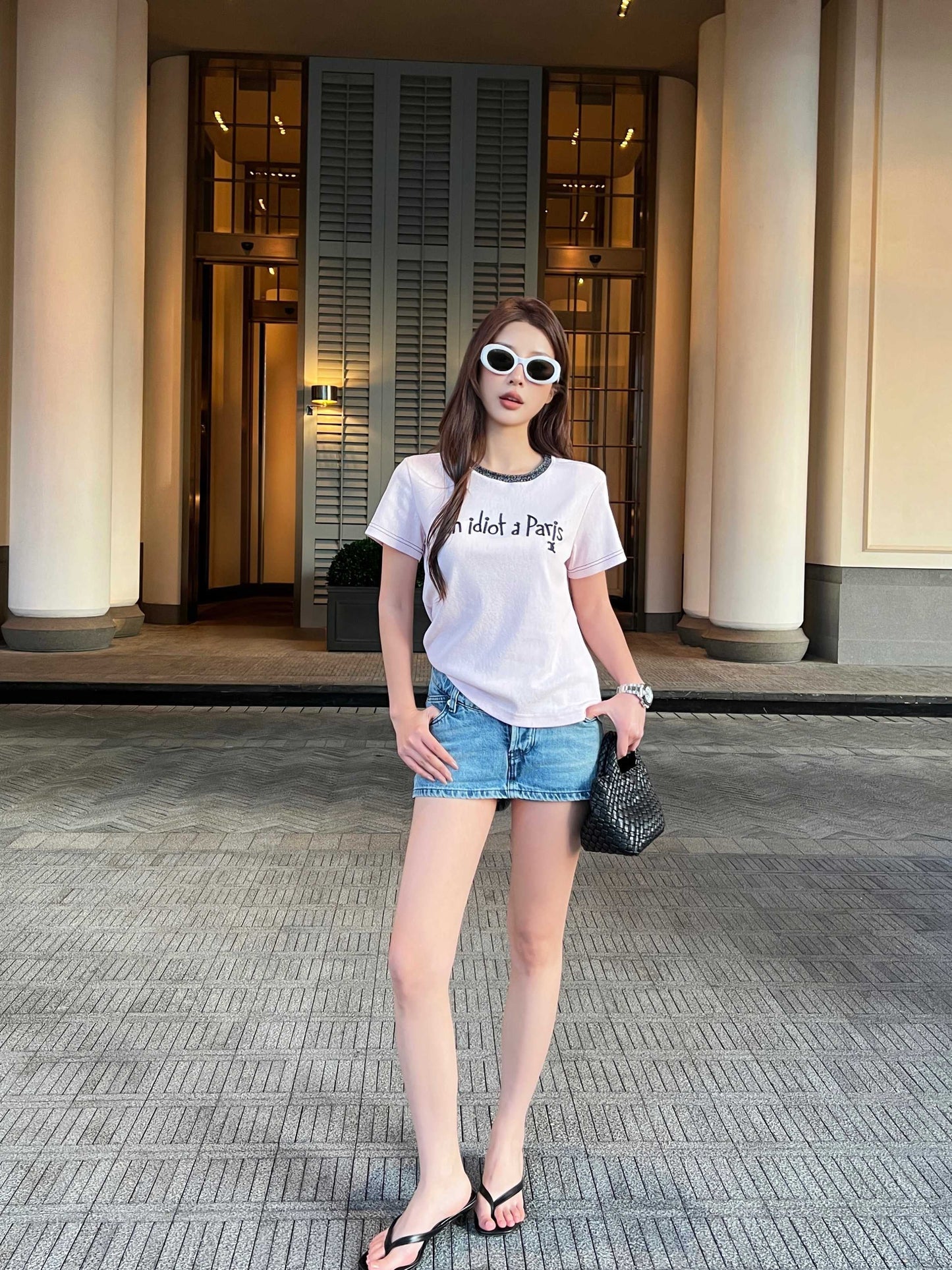 26SS NEUE bestickte T-Shirts