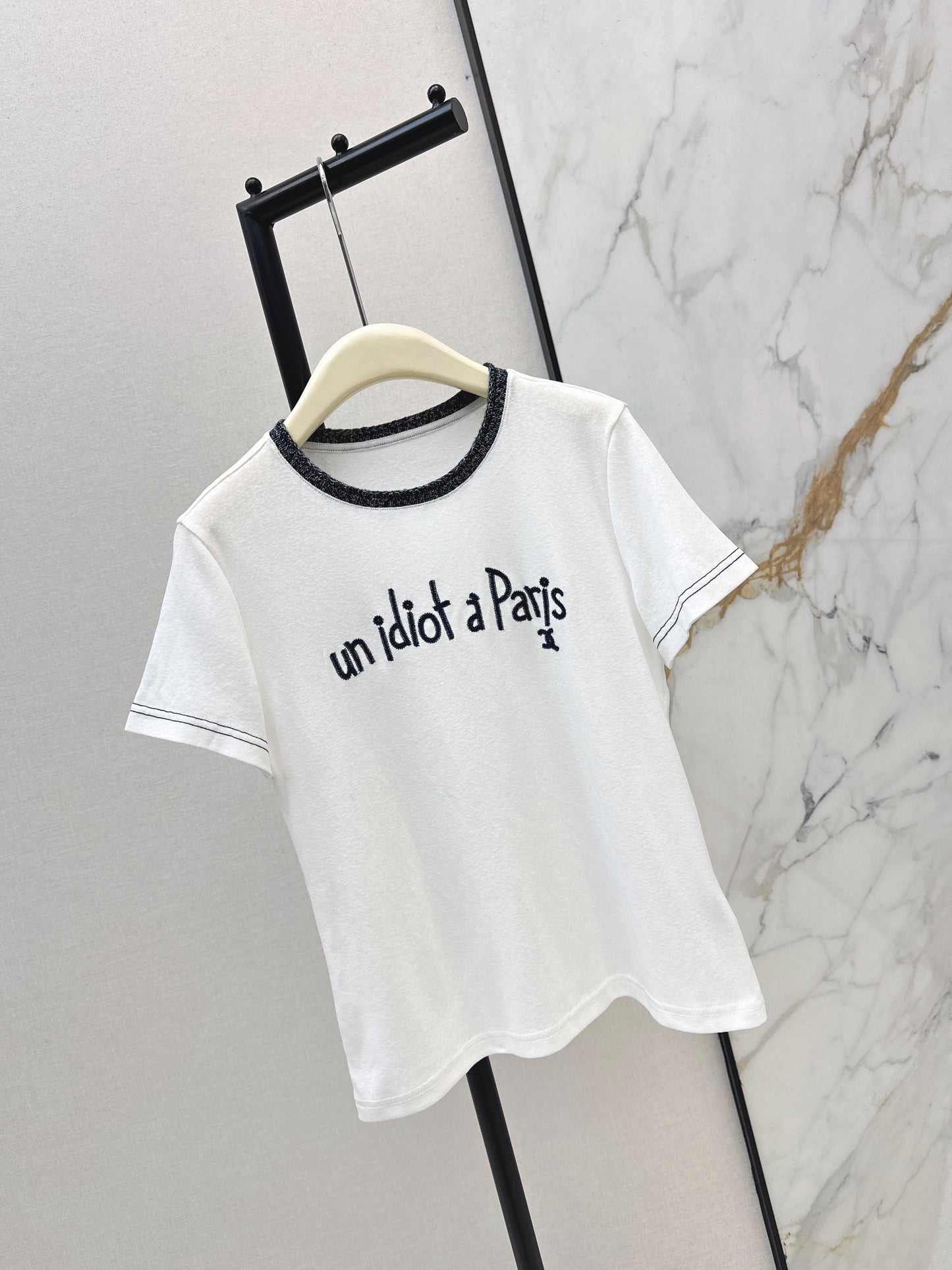 26SS NEUE bestickte T-Shirts
