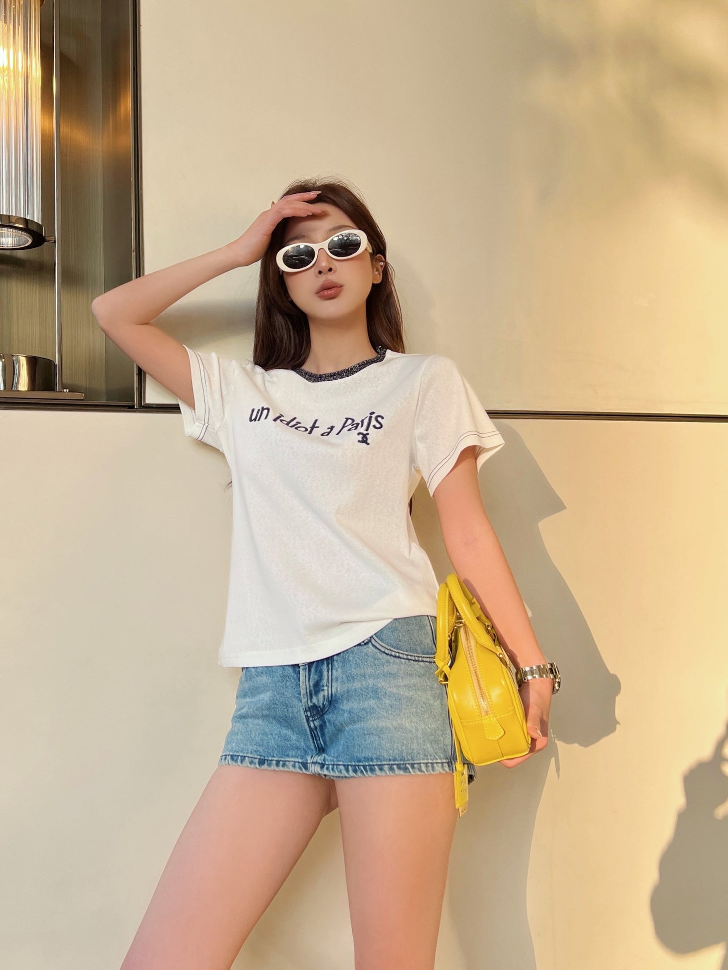 26SS NEUE bestickte T-Shirts