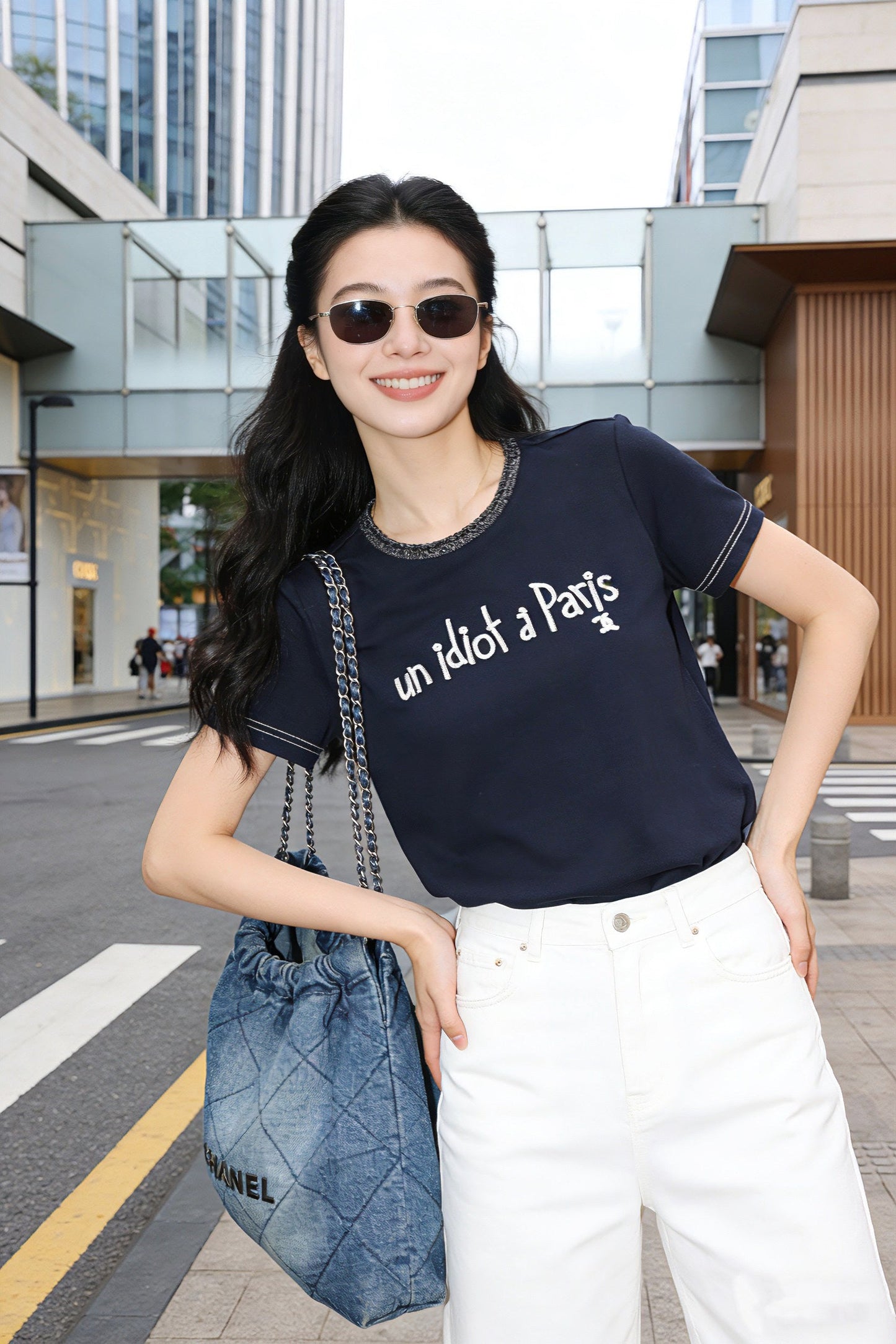 26SS NEUE bestickte T-Shirts