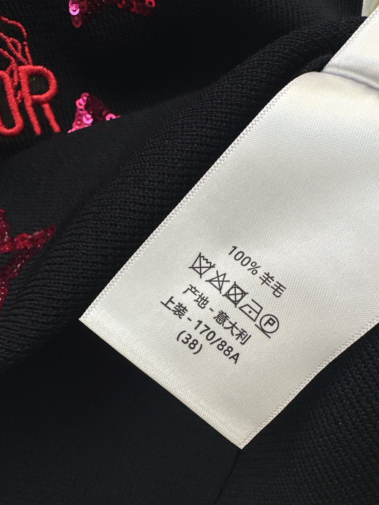 26SS NEW embroidery knitted vest