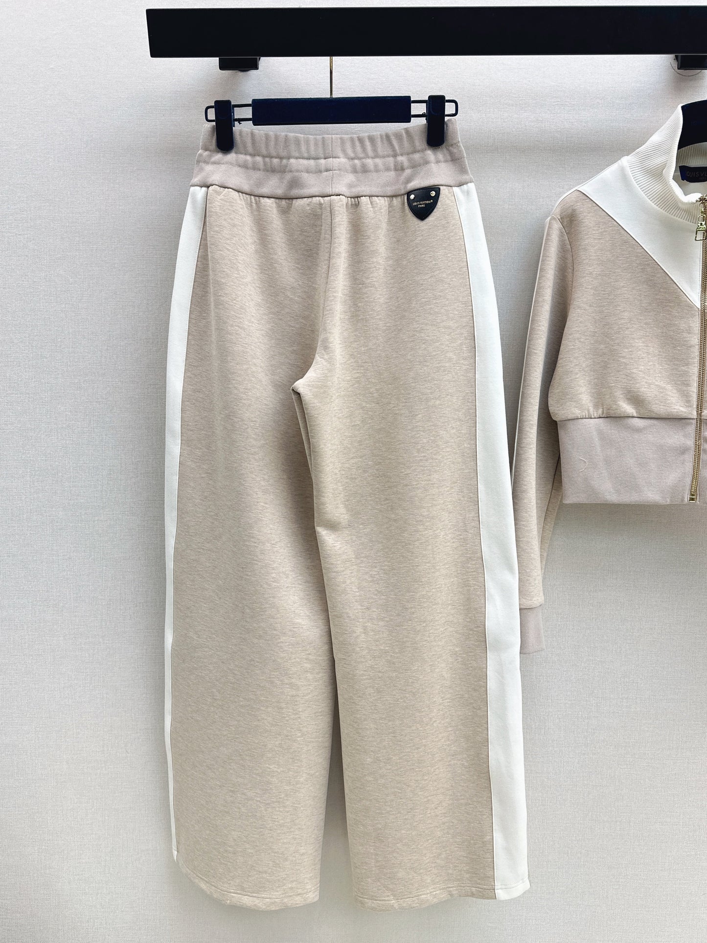 26SS NEW contract stand-collar jacket+straight pants sets