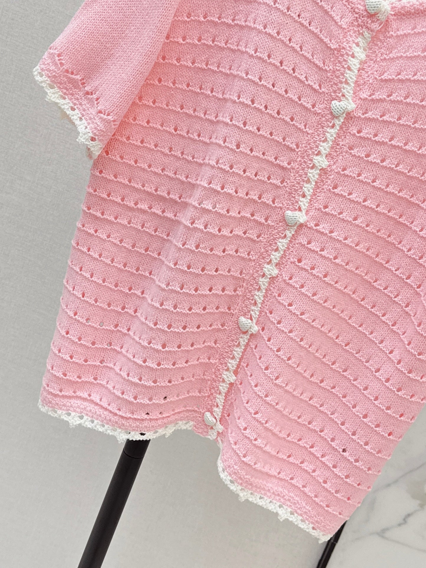 26SS NEW hollow short sleeve knitwear