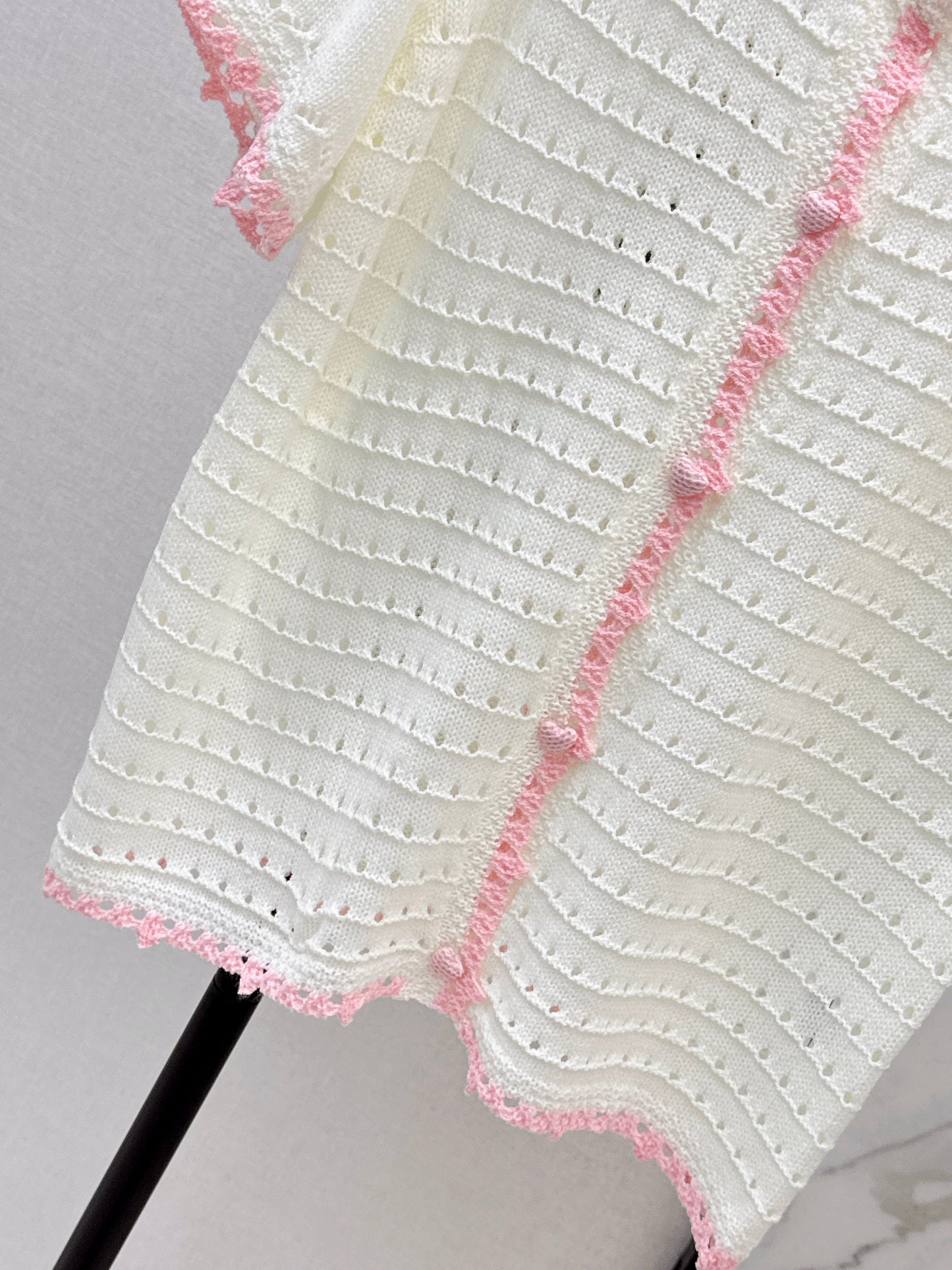 26SS NEW hollow short sleeve knitwear