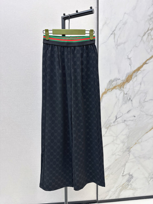 26SS NEW print wide-leg pants