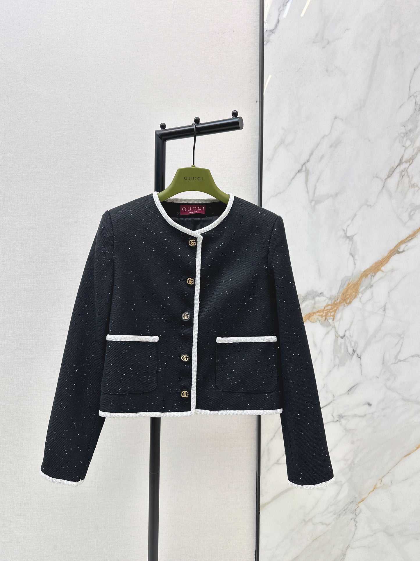 26SS NEW jacquard sequin jacket
