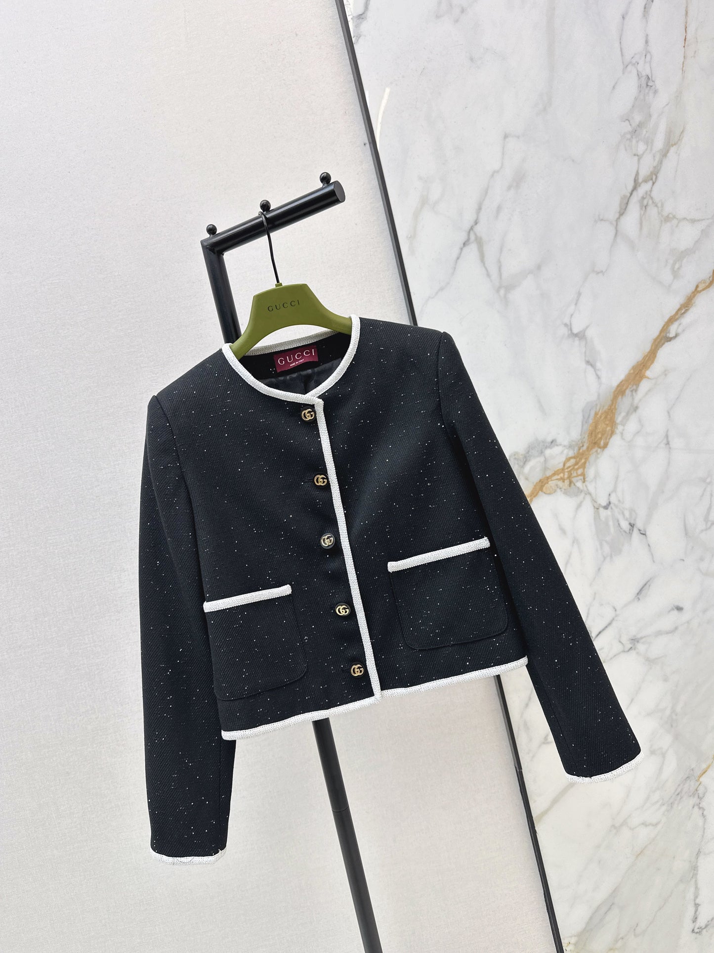 26SS NEW jacquard sequin jacket