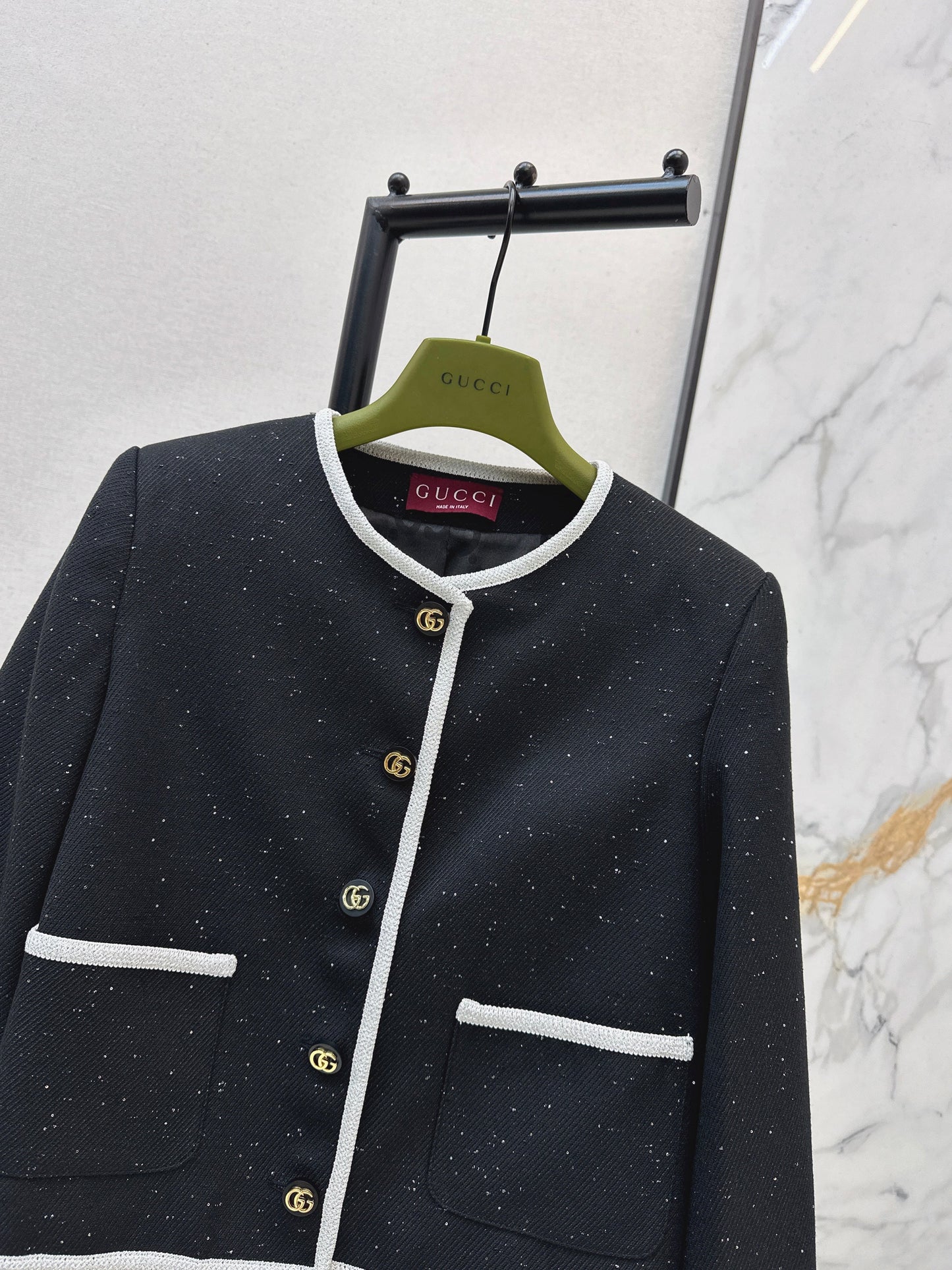 26SS NEW jacquard sequin jacket