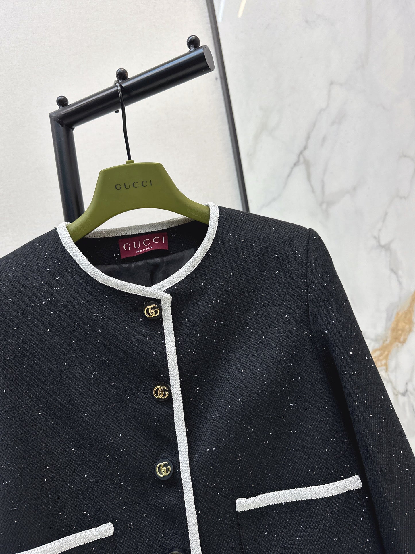 26SS NEW jacquard sequin jacket