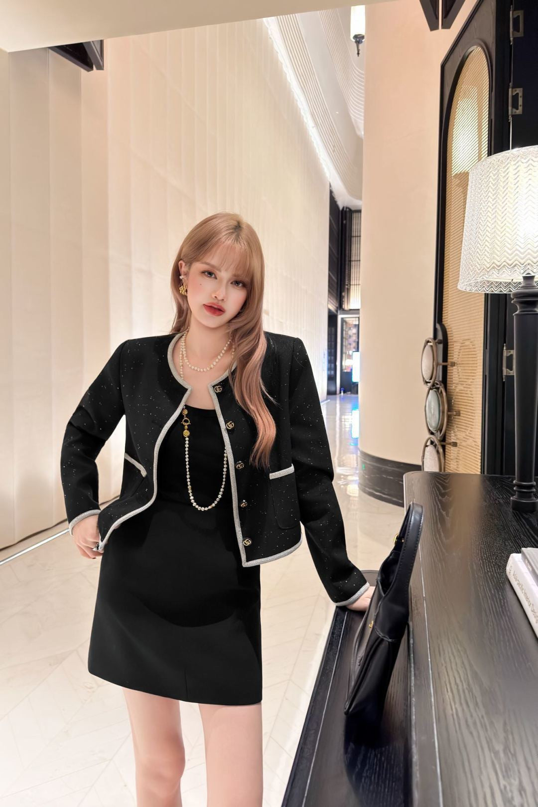 26SS NEW jacquard sequin jacket
