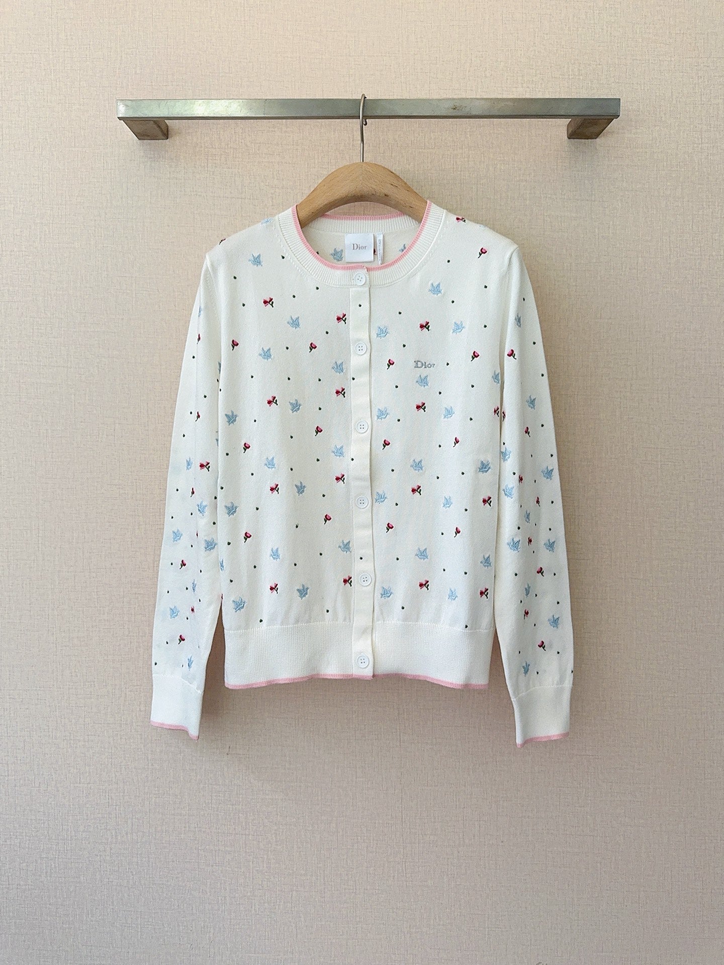 26SS NEW Meet the starry flower cluster knitted cardigan