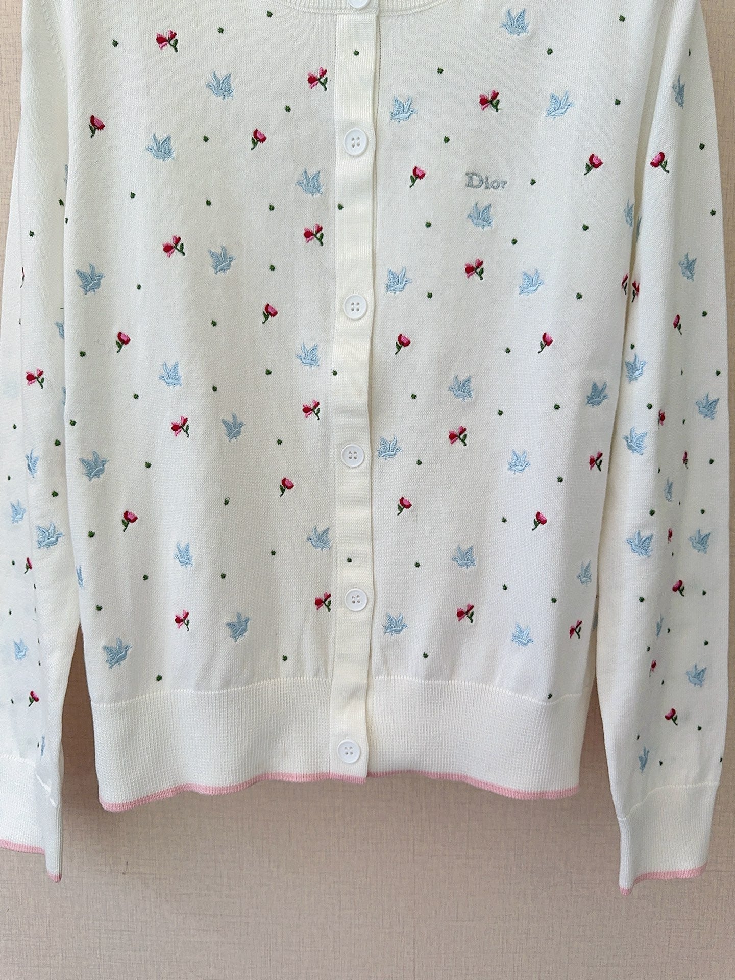 26SS NEW Meet the starry flower cluster knitted cardigan