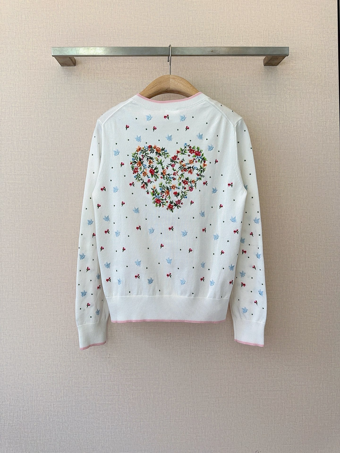 26SS NEW Meet the starry flower cluster knitted cardigan