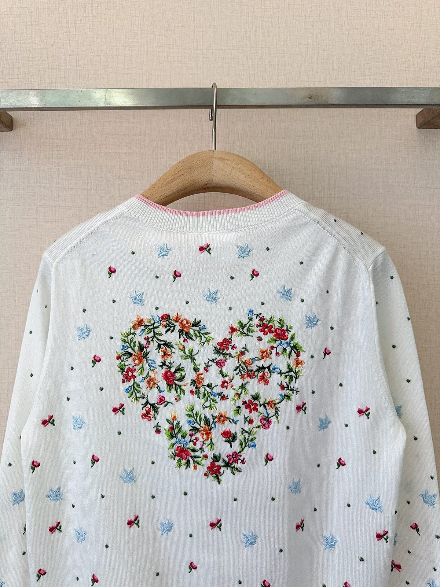 26SS NEW Meet the starry flower cluster knitted cardigan