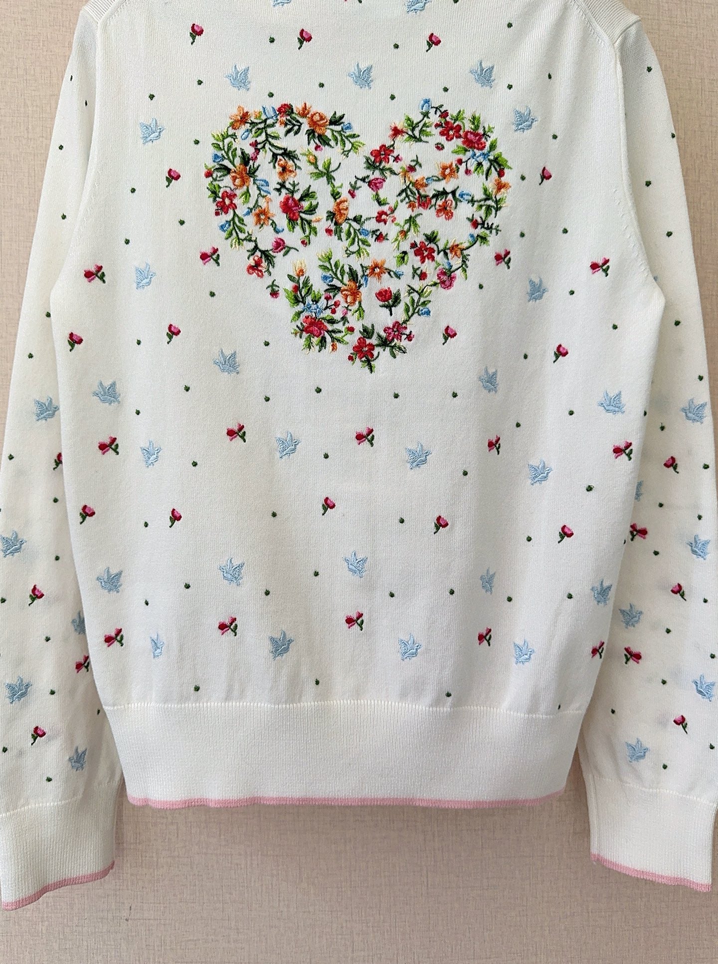 26SS NEW Meet the starry flower cluster knitted cardigan