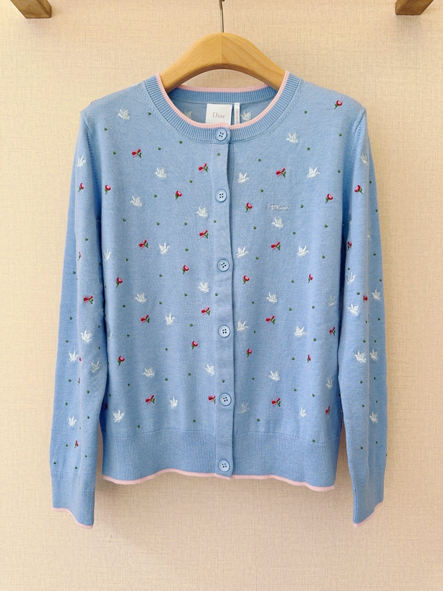 26SS NEW Meet the starry flower cluster knitted cardigan